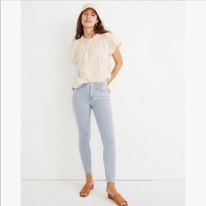 Madewell 10" High-Rise Skinnys in Piper Stripe